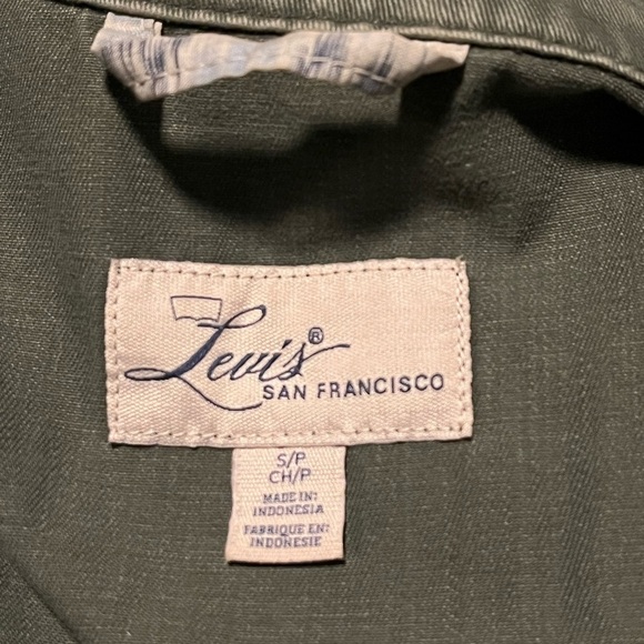 Levi’s Green Jacket Sz Small - Picture 8 of 10